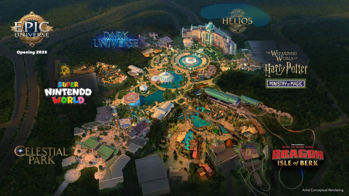 Universal Orlando Epic Universe map